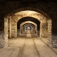 Underground vaulted cellar in Bath
