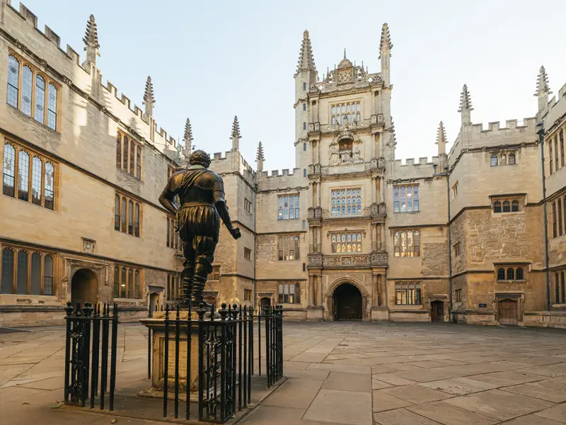 The Bodleian Library courtyard