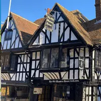 Timber-framed medieval house in Canterbury