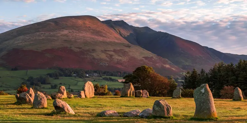 Castlerigg Stone Circle in the hills