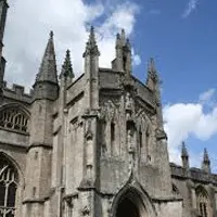 Towering gothic Wool Church