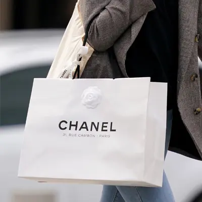 Designer shopping bag