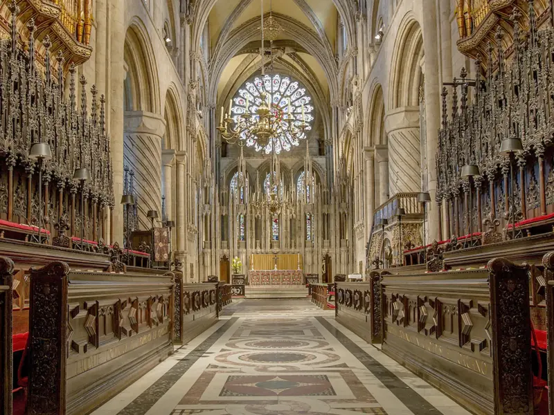 The historic Durham Cathedral