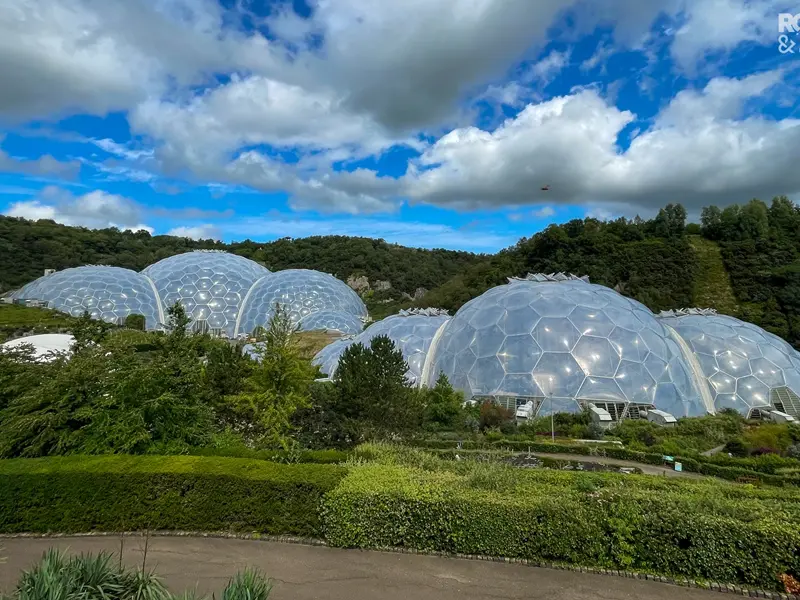 The Eden Project biomes