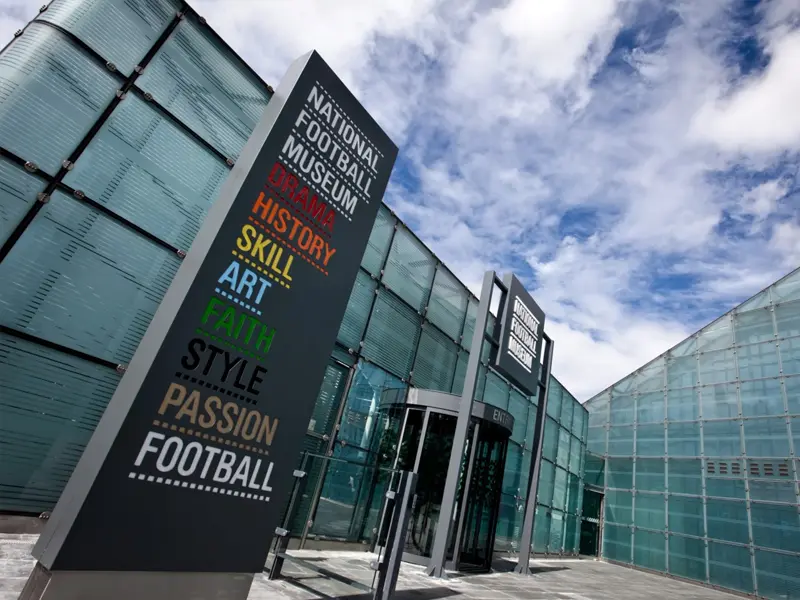 National Football Museum glass building