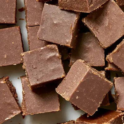 Blocks of handmade fudge