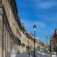 The classical stone curve of Grey Street