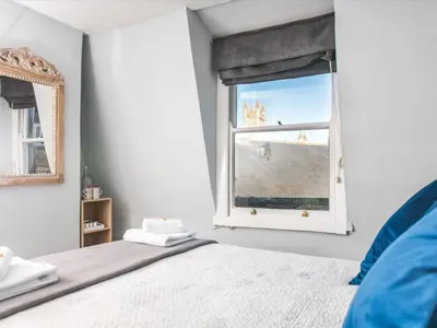 The Henry Guest House offering a family-run stay in a historic central Bath building.