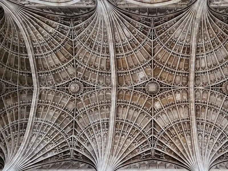 The iconic gothic architecture of King's College Chapel