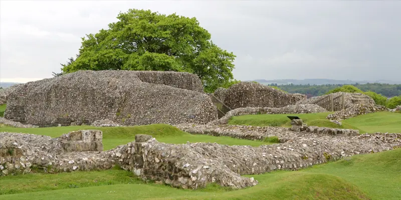 The grassy ruins of Old Sarum