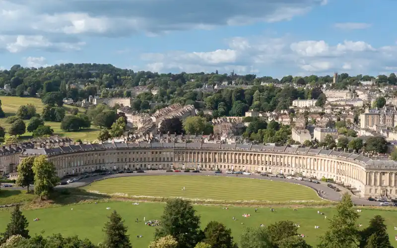 The Royal Crescent Hotel & Spa, a landmark luxury hotel in Bath.