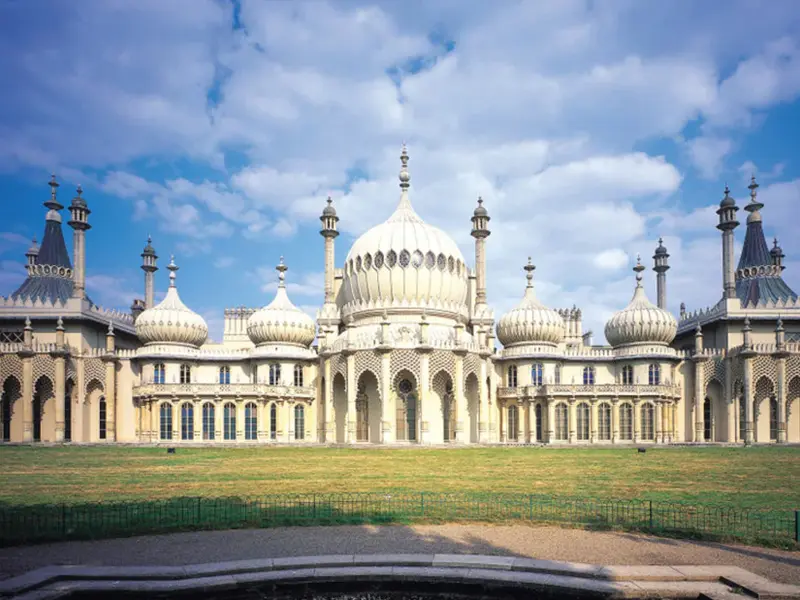 The exotic domes of the Royal Pavilion