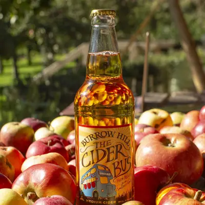 Bottle of local Somerset Cider