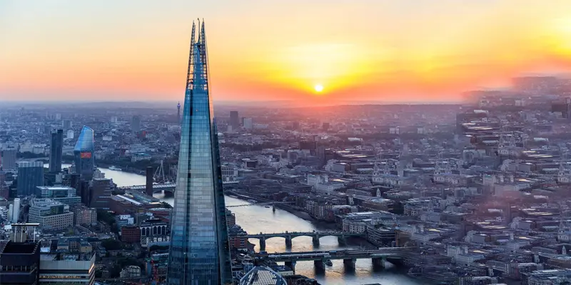 The Shard skyscraper in London