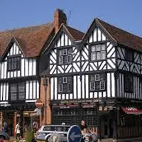 Classic Tudor half-timbered house