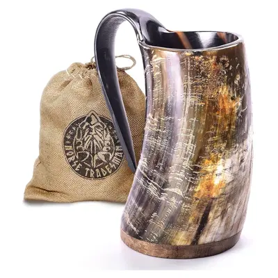Viking drinking horn