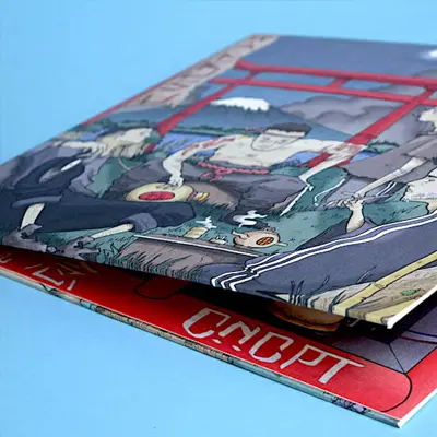 Vinyl record in a sleeve