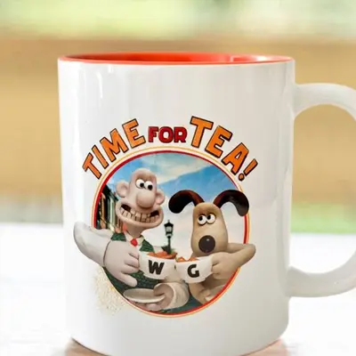 Wallace and Gromit ceramic mug