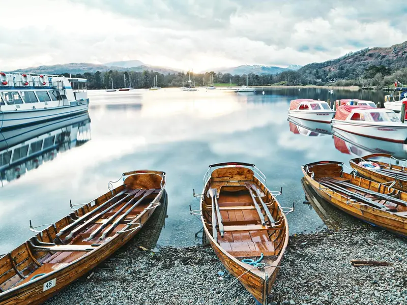Boats on Lake Windermere