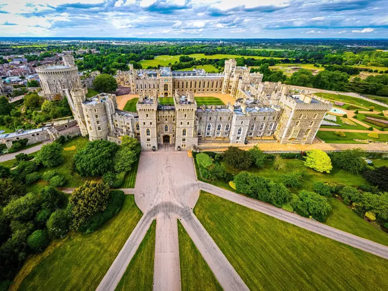 The historic Windsor Castle