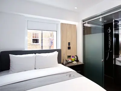 The Z Hotel Bath offering compact city-centre accommodation opposite the Theatre Royal.