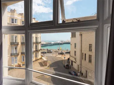 a&o Brighton Beach offering affordable accommodation a short walk from the beach and pier.