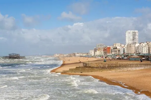 Brighton Seafront offers breezes and iconic views.