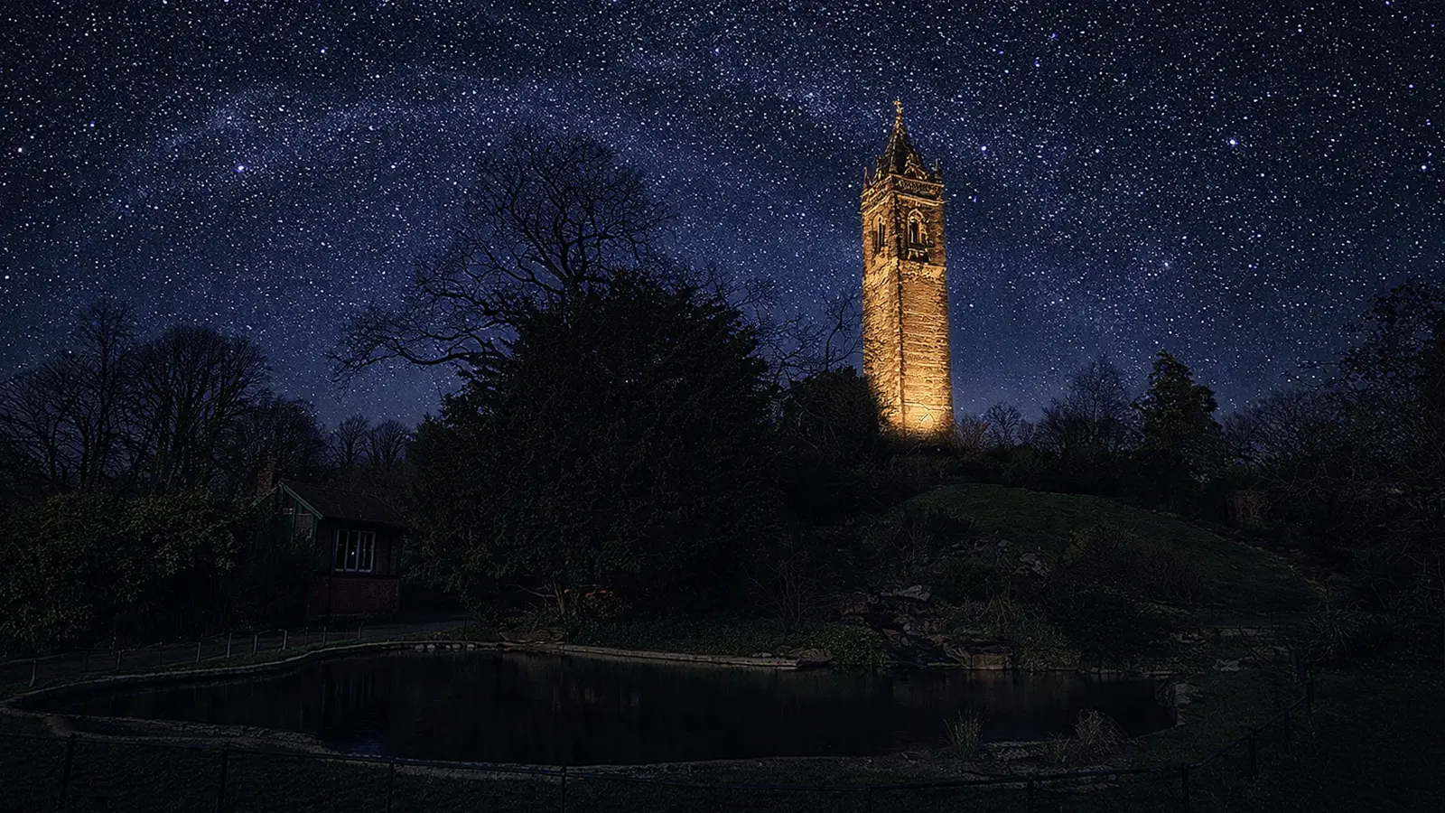Bristol Cabot Tower Visitor Guide Banner featuring the historic landmark