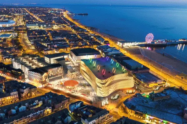 Stay in Central Blackpool near the Tower and arcades.