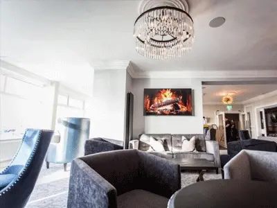 Doric Hotel offering seafront accommodation with pools and live entertainment.