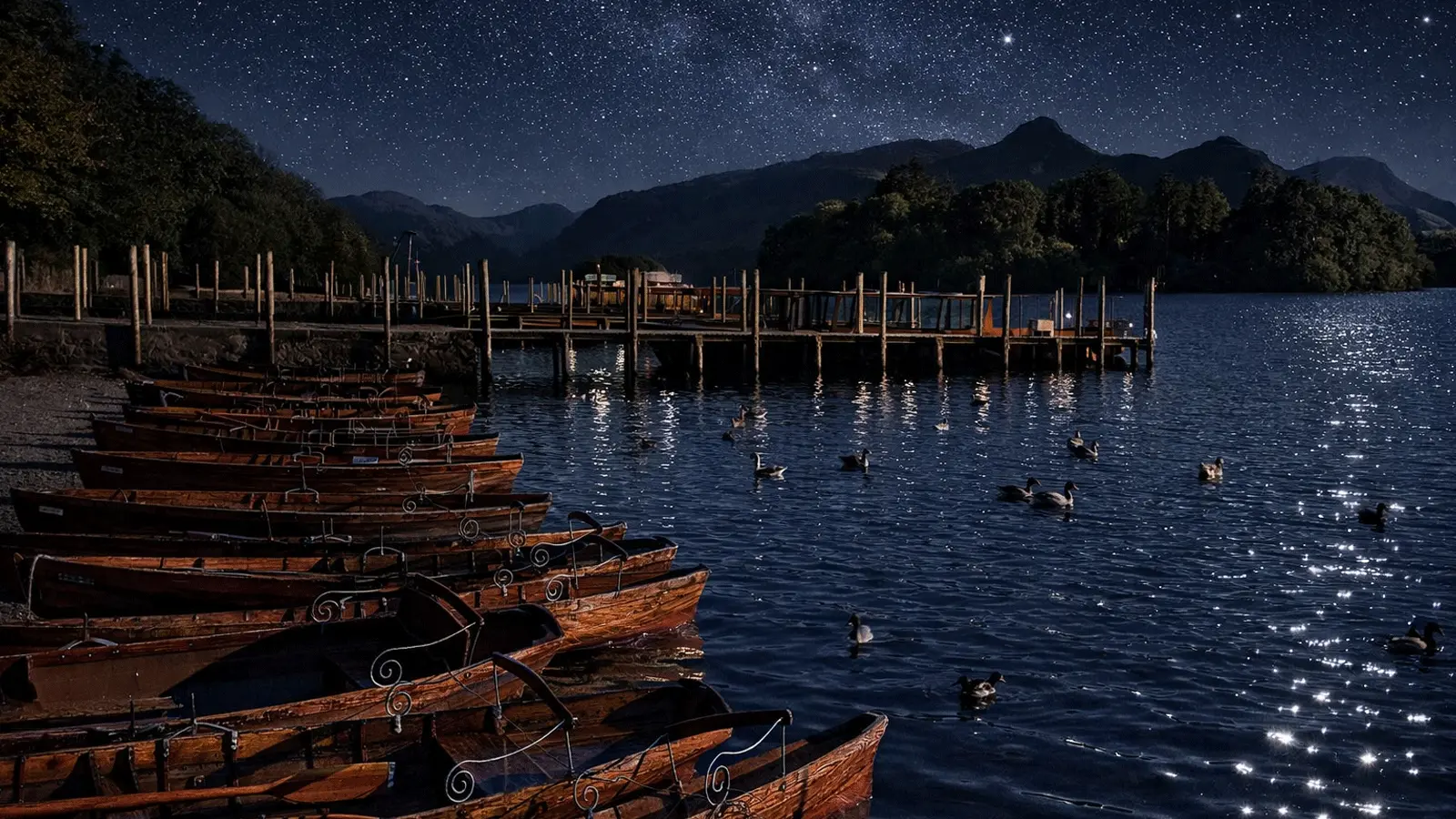 Derwentwater Visitor Guide Banner featuring the Lake District waters near Keswick