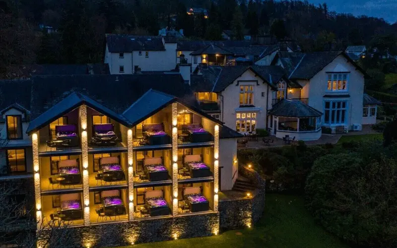 Lakes Hotel and Spa offering luxury accommodation in Bowness-on-Windermere.