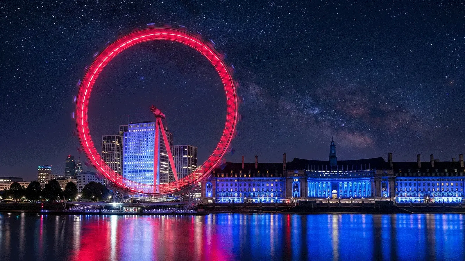 London Eye visitor guide banner featuring the iconic wheel on the River Thames