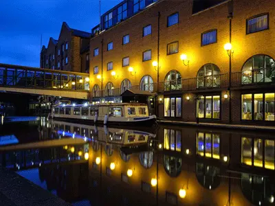 The Mill Hotel & Spa offering a canalside stay in Chester.