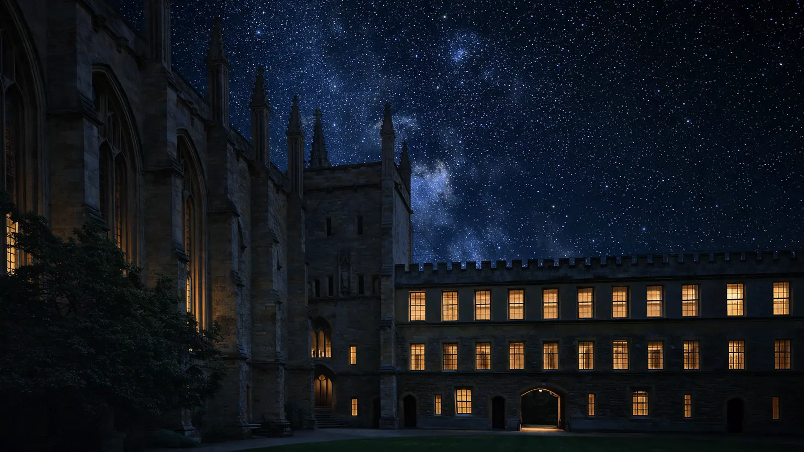 Oxford Castle Visitor Guide Banner featuring the historic Norman fortress