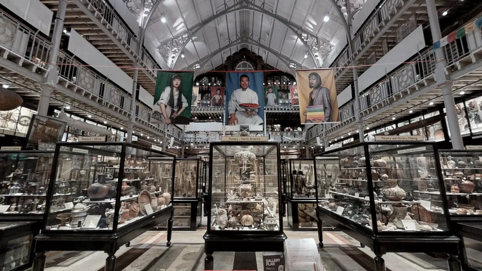 Oxford Pitt Rivers Museum visitor guide banner featuring the museum’s iconic galleries