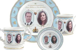 Royal-themed gift sets and souvenirs