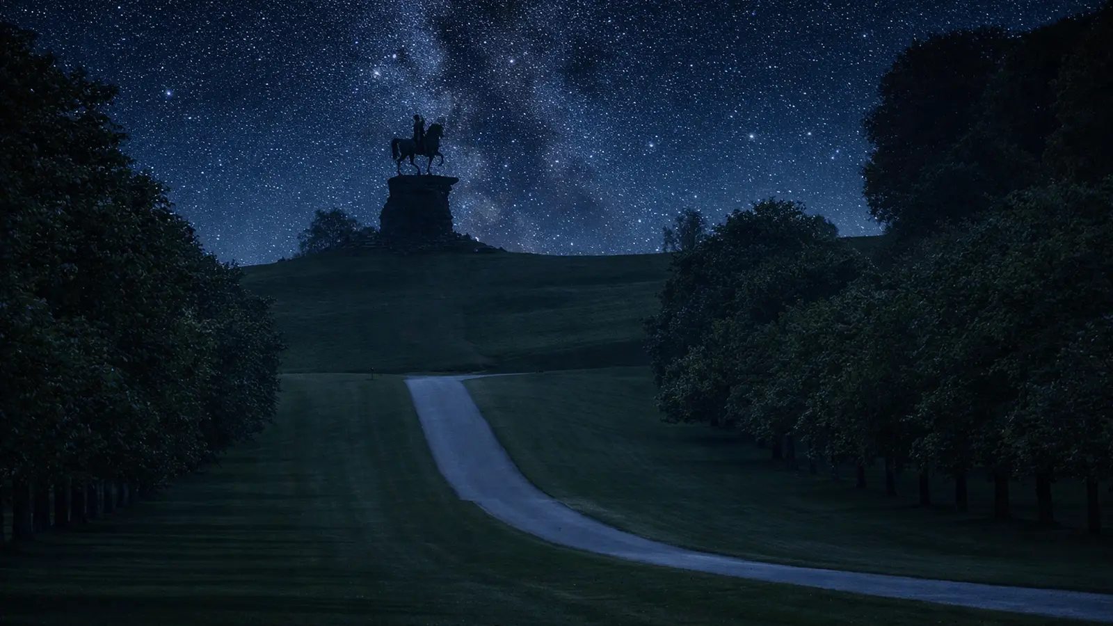 Windsor The Long Walk Visitor Guide Banner showing the iconic avenue view towards Windsor Castle