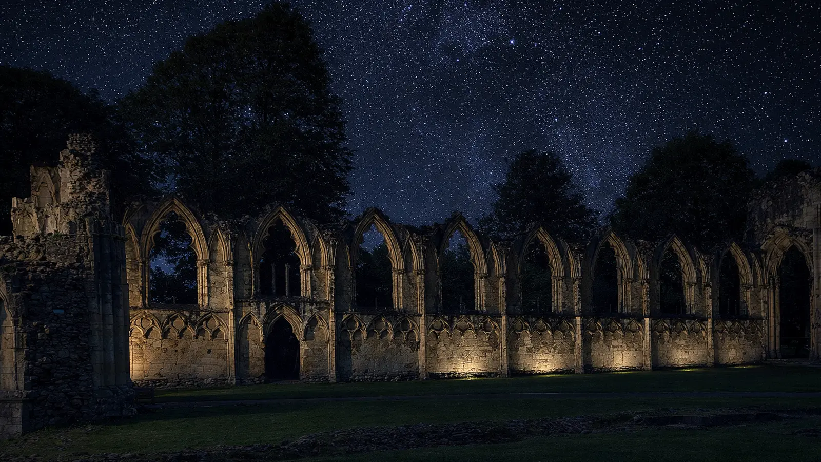 York Museum Gardens Visitor Guide Banner featuring the historic Abbey ruins